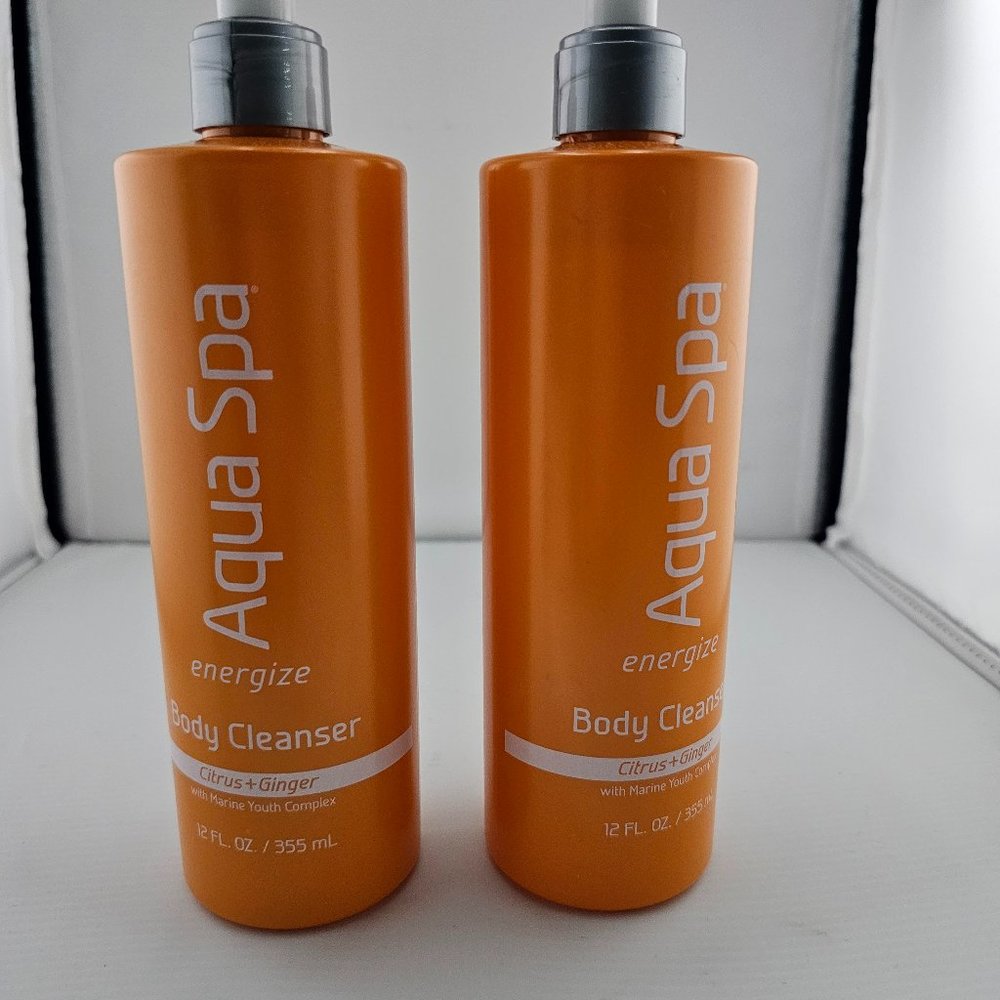 Aqua Spa citrus + ginger body cleanser 12 fl.oz / 355ml ( 2pcs) Bulk